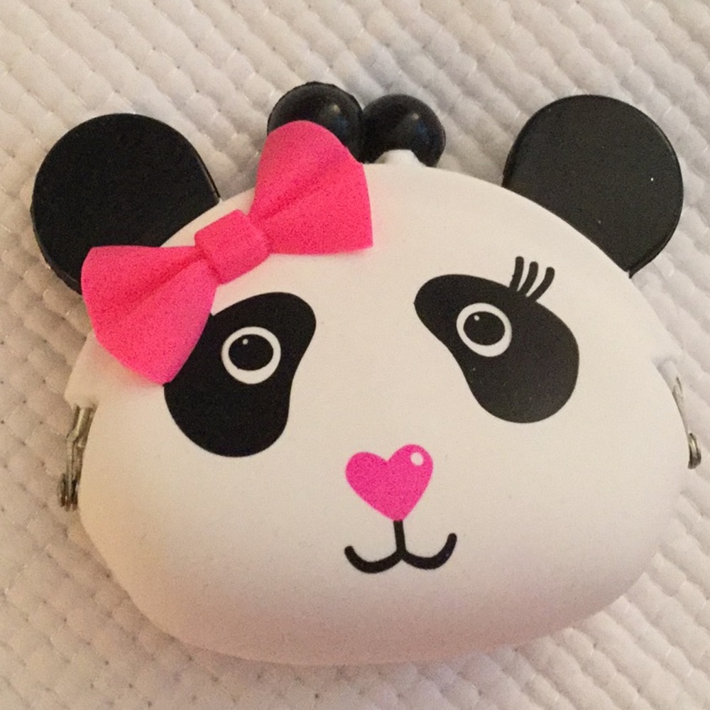 Girl Panda Silicone Coin Purse
